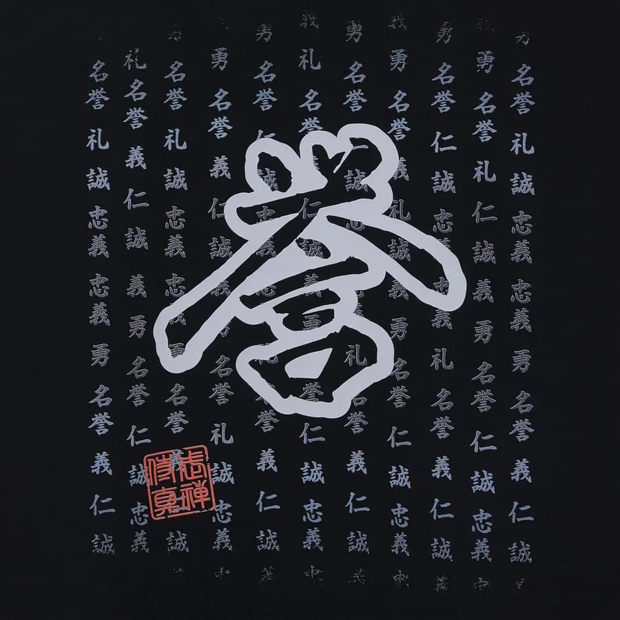 Camiseta con caligrafía original