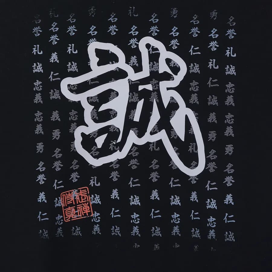 Camiseta con caligrafía original