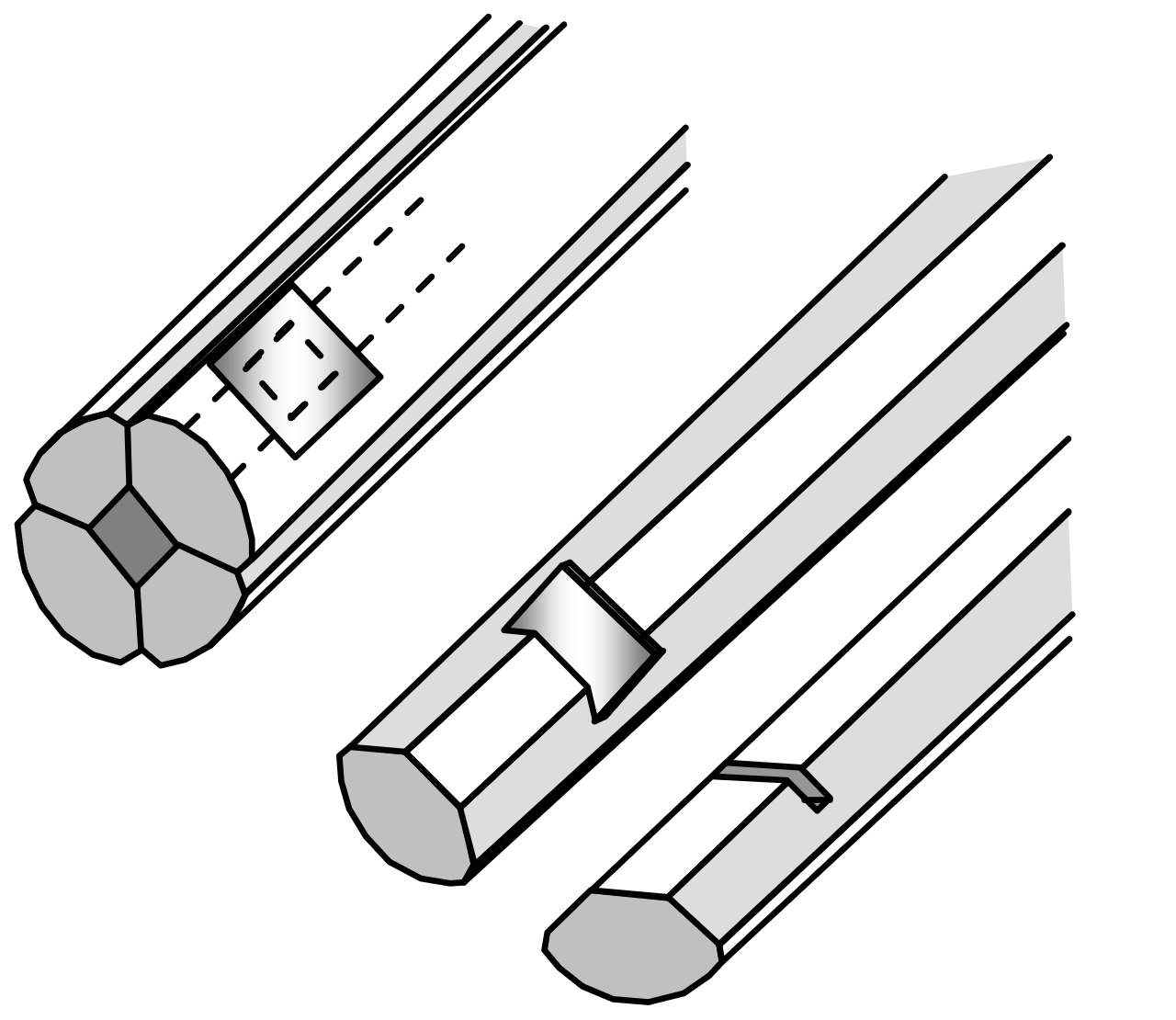 Тигири — металлическая пластина в рукояти